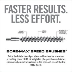 Real Avid Bore-Max Bore Brush, Bronze Gun Brush for Fast Gun Cleaning, Nickel…