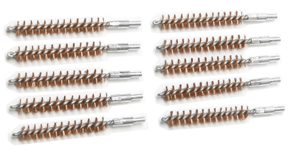 Cal 30, 308, 7.62, 7.5, Rifle Bore Brushes, 10-Pack, Phos Bronze