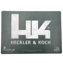HK Counter Mats for Man Cave Den or Gunroom 17″X12″ Black HK Logo