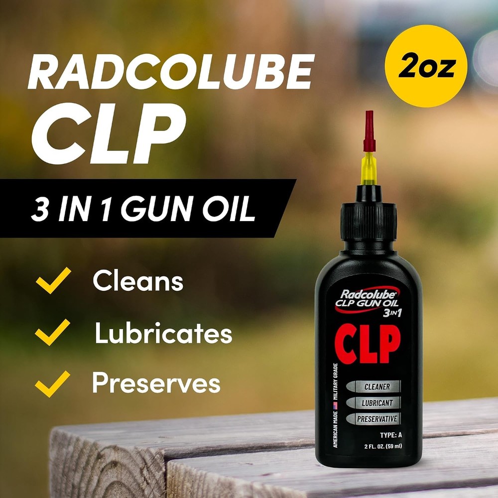 3-in-1 CLP Gun Oil, Lubricates & Preserves All Types of Firearms, Military-Grade