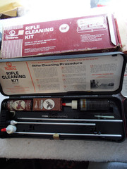 Pair of Vintage 1960s Outers Rifle Cleaning Kit, P-477, 22 Caliber in the box