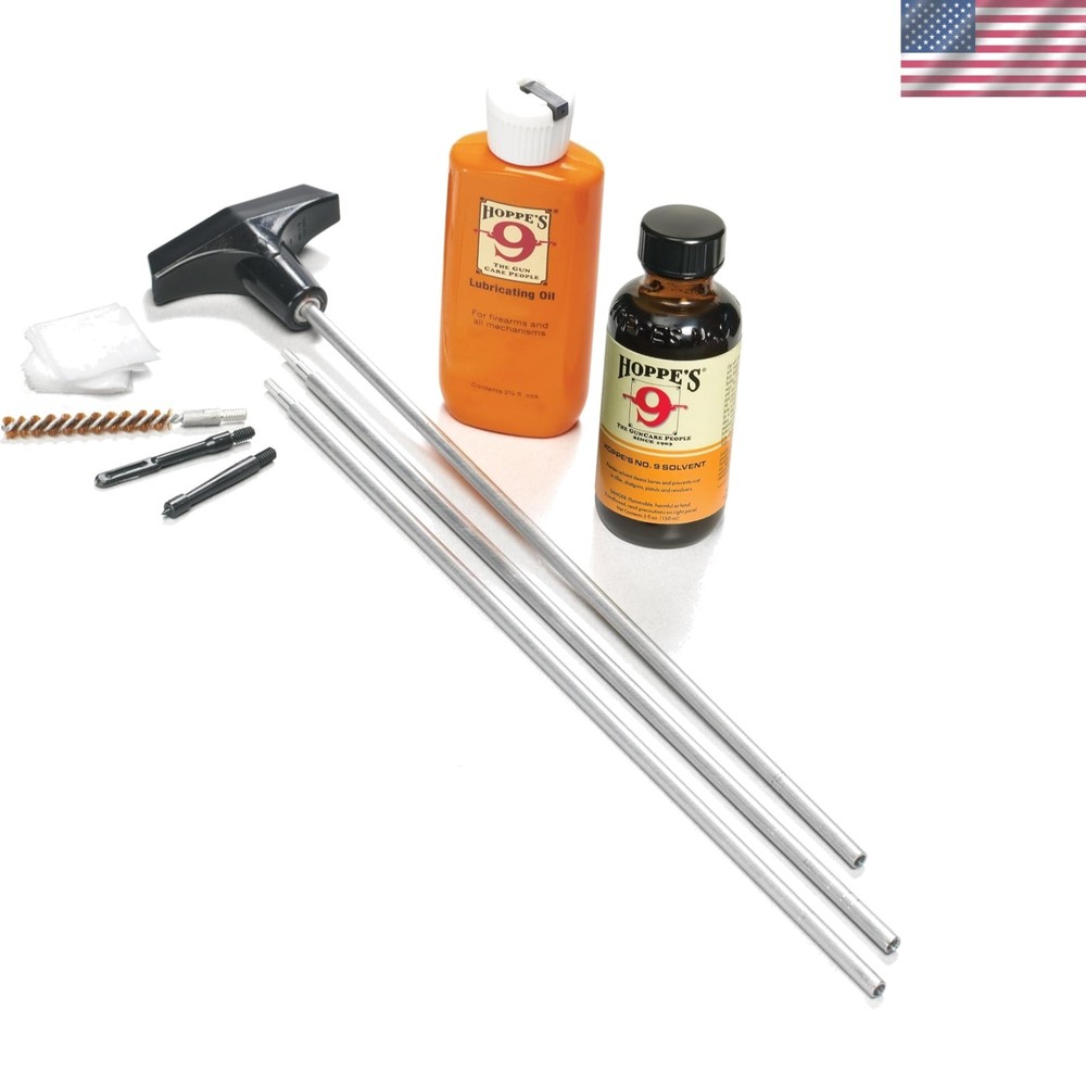 No. 9 Gun Cleaning Kit with Aluminum Rod for .22-.257 Caliber Firearms