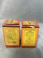 2x Vintage Hoppe’s .270 – .35 Caliber Gun Cleaning Patches No 3 Box FULL