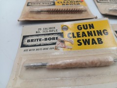 Brite Bore 22 27 25 Caliber No 1AS 7CS Gun Cleaning Brush 4 Pack vtg