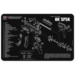 TekMat Cleaning Mat Black-White Rubber 11″x17″ Includes Microfiber – R17-HK-SP5K