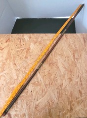 Antique 3 Piece Shotgun Wood And Brass Cleaning Rod 12 Or 16 Gauge