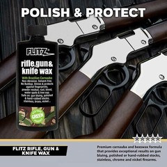 FLITZ RIFLE & GUN WAXX 7.6 OZ / 225ML BOTTLE GW02785 (SEE VIDEO)