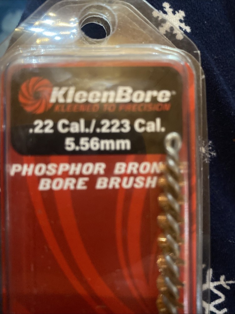 1- Kleenbore Phosphorus Bronze Nylon Bore .22/.223 Cal 5.56mm Brushes A177