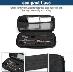Portable Gun Cleaning Kit with Brass Brushes and Rods – .223/.56 Compatible
