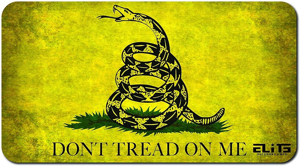 ELITE OUTDOORS Gadsden Gun Cleaning MAT 12″ x 22″ Dont Tread ON ME. Made in USA