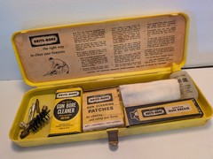 Mill Run BRITE-BORE Rifle Gun Cleaning Kit Plastic Box Cleaner Grease Rods Oil