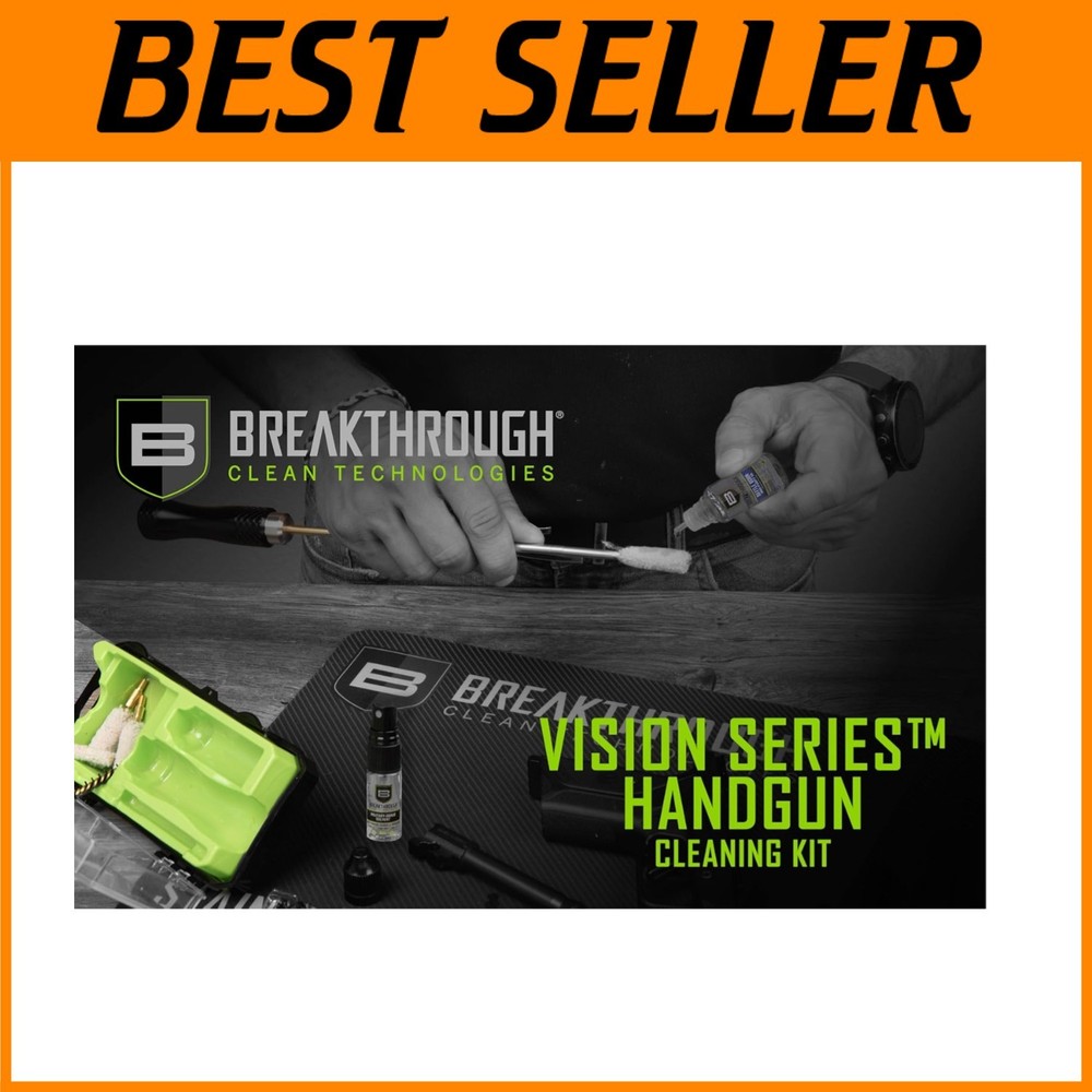 Portable Universal Handgun Cleaning Set – Includes Bore Mops