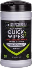 Breakthrough Clean Quick Wipes 3.5×3.5×6.5″ Gun Cleaning Wipe 50 Count BTCLPQW50