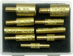 Copper Gun Cleaning Rod Adapters – 9 Piece Set for Optimal Maintenance
