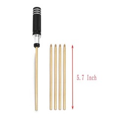 Shotgun Cleaning Kit for 12, 20, 410 Gauge Bronze Brushes, Brass Adaptor, Cot…
