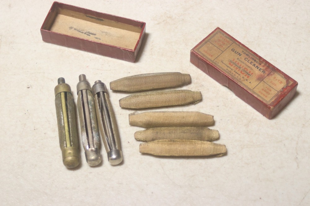 Vintage Union Hardware Tomlinson Shotgun Bore Cleaner Lot 20 16 12 GA