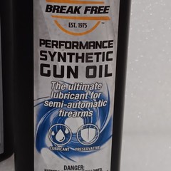 (2) Break Free Performance Synthetic Gun Oil Spray 6 oz. The Ultimate Lubricant