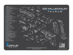 Taurus G2 Millenium Pro Armorers Premium Bench Cleaning Mat Cerus Gear