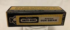 Vintage ORIGINAL FORMULA Mill Run Gun Cleaning 1960’s Brite-Bore Gun Grease