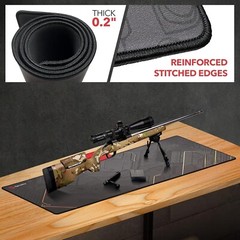 Large Gun Cleaning Mat, Work Mat, Double Thickness Anti Slip Pads,Table-Gripping