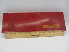 Vtg Outers Gunslick Cleaning Kit W/ Patches, Oil Bottle Empty Box Tin