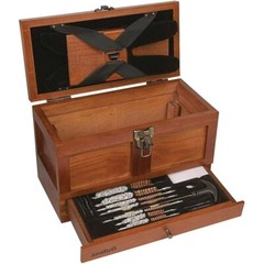 Gun Cleaning Kit Universal Rifle Supplies Lot Vintage Brush Vise .22 9 Mm Stand