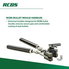 RCBS Bullet Mould Handles, Universal Handles for One Size, Multicolor