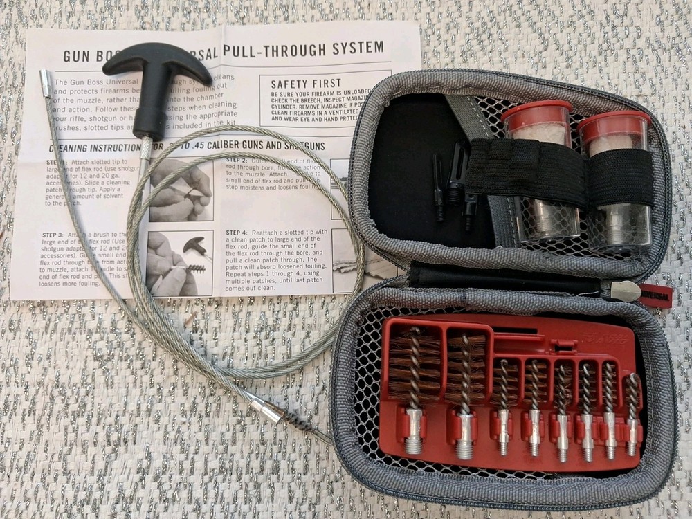 Gun Boss Universal Pull-Through Gauge Cleaning Kit 15 Piece