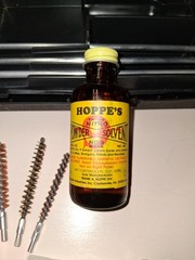 Hoppes Gun cleaning kit.