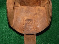 Post WW2 Serbian Army Brown Leather Ammo pouches for SKS Rifles (Yugo-Serbian)