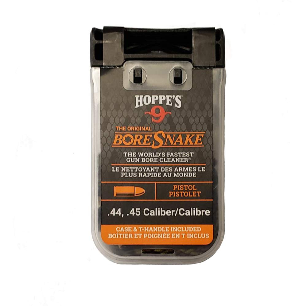 Hoppe’s 24004D Multi Caliber Pistol Boresnake Case for .44 .45 Cleaning Tools