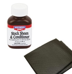 Birchwood Casey Gun Stock Sheen & Conditioner & Absorbable Work Pads