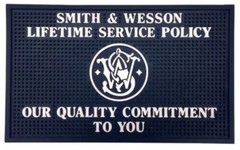 #3 days delivery# Smith & Wesson vintage dealer counter rubber mat NOS