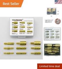 Copper Gun Cleaning Rod Adapters – 9 Piece Set for Optimal Maintenance