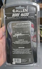 NEW! Allen #70588 Bore-Nado Barrel Cleaning Rope 243 WINCHESTER Remington, Colt