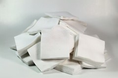 .35-.45 CALIBER/410 GA/8-9MM DRY 2″ SQUARE COTTON PATCHES QTY. 1,000 / EMSS2043T