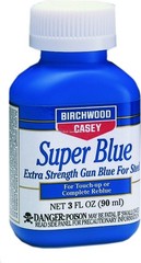Birchwood Super Blue Liquid Gun 3 Oz Ounce Deep Strong Blue/Black Finish 13425