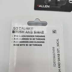 Lot Of 4 Allen Thunder Cloud .50 Caliber Brush And Swab 87114A New 10-32