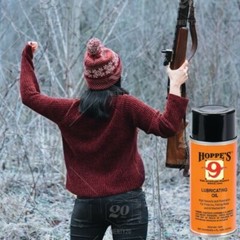 Hoppes No. 9 Lubricating Oil Guns Rifle Shotgun Can Spray Firearms Lube Cleaner