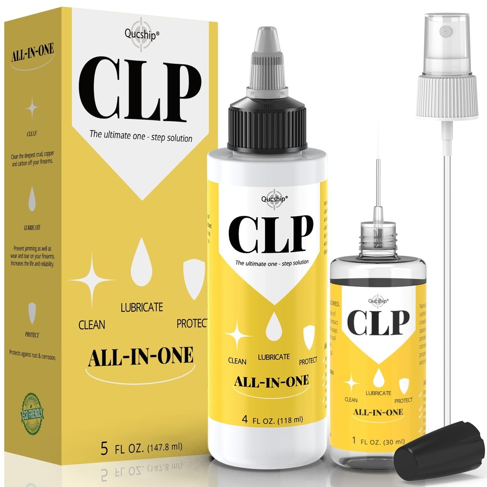 Pistol Gun Cleaning Kit – Gun Cleaner – Gun Oil Lube – Cleaning Patches New !