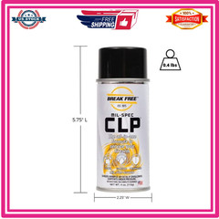 Break Free CLP Cleaner Lubricant and Preservative Gun Cleaner, CLP-2, 4 oz