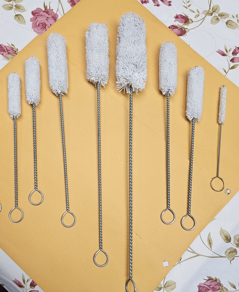 HIGHTBRUSH COTTON SWAB TWISTED WIRE TUBE BRUSH AND COTTON MOPS BRUSHES