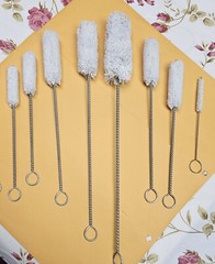 HIGHTBRUSH COTTON SWAB TWISTED WIRE TUBE BRUSH AND COTTON MOPS BRUSHES