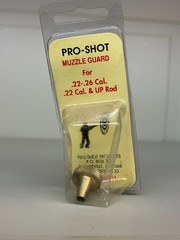 Pro-Shot Brass Muzzle Guard .22 .26 .27 Cal Rod Brand New