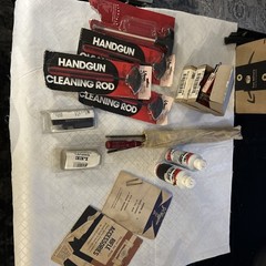 Gun Cleaning Lot Handgun Brushes Lee Swivel Adopt. Liquid Alox Catalogs