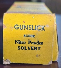 Vintage Gunslick Gun Cleaning Solvent (B6)