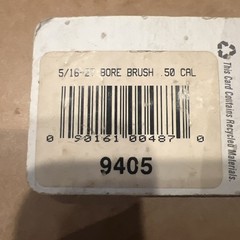 .50 Caliber 9405 Thompson Center arms bronze bore brush,5/16″-27 thread New NOS