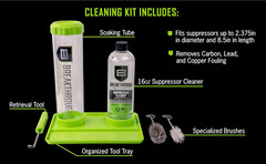 Breakthrough Clean Technologies Suppressor Cleaning Kit, 16Oz. Removes Carbon an