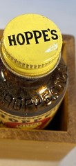 Vintage 1937 Hoppe’s Nitro Powder Solvent No. 9, Bottle Only/No Contents