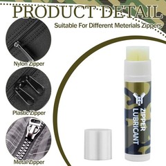 Hunting Zipper Wax Sticks Portable Snap Lubricant Sticks Camouflage Snap Stick Z
